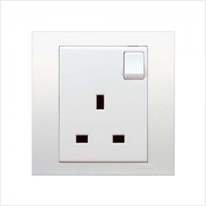 13Amp 3Pin Switch Socket Single