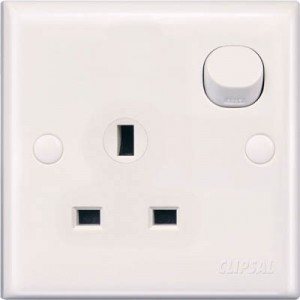 13Amp 3Pin Switch Socket Single