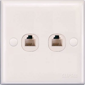 Telephone Socket Double